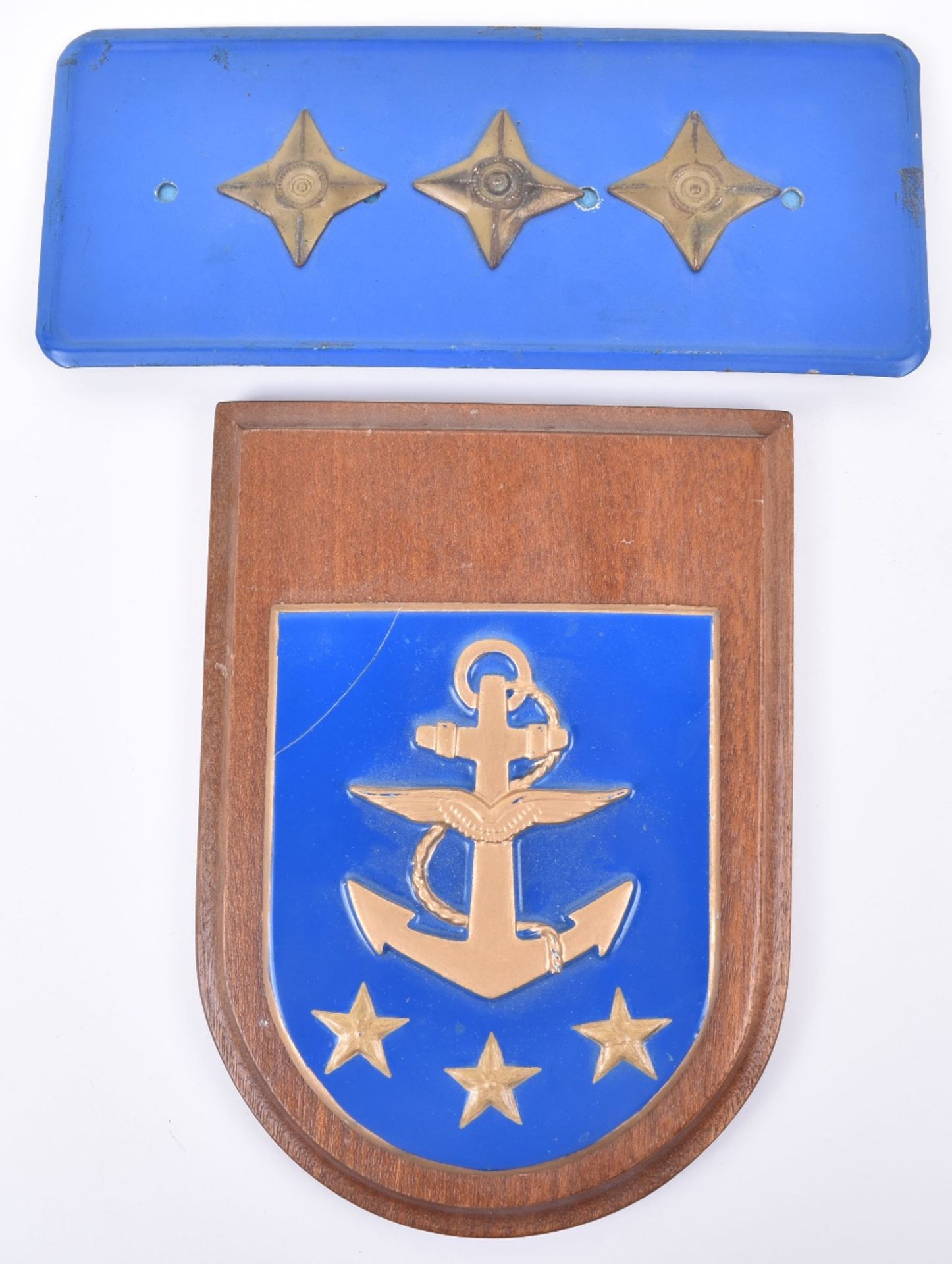 Military Plaque and Car Badge