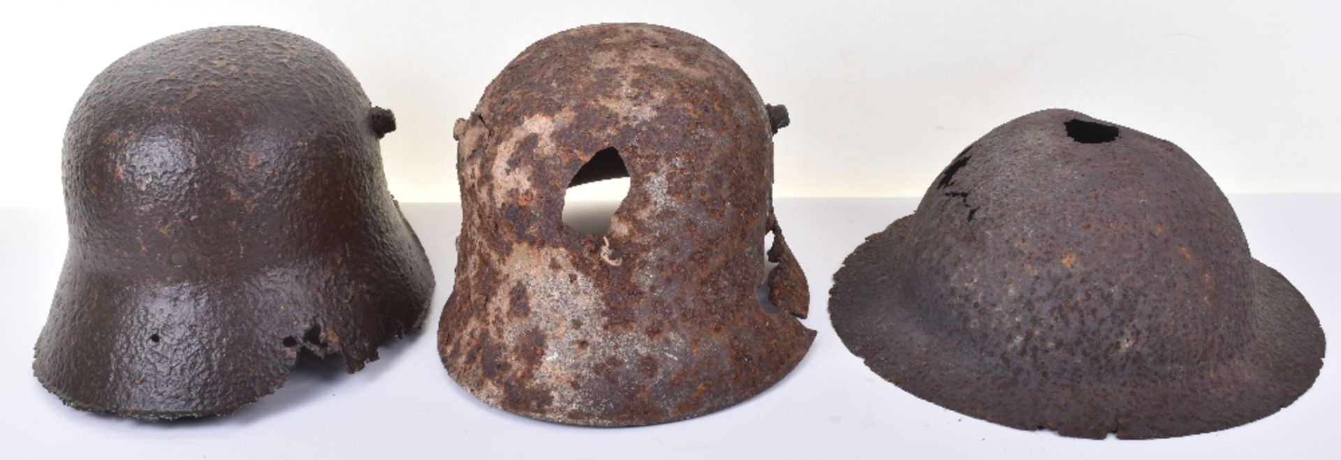 WW1 Relic Helmet Shells - Image 3 of 4