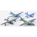 Four Unboxed Dinky Toy Aircraft