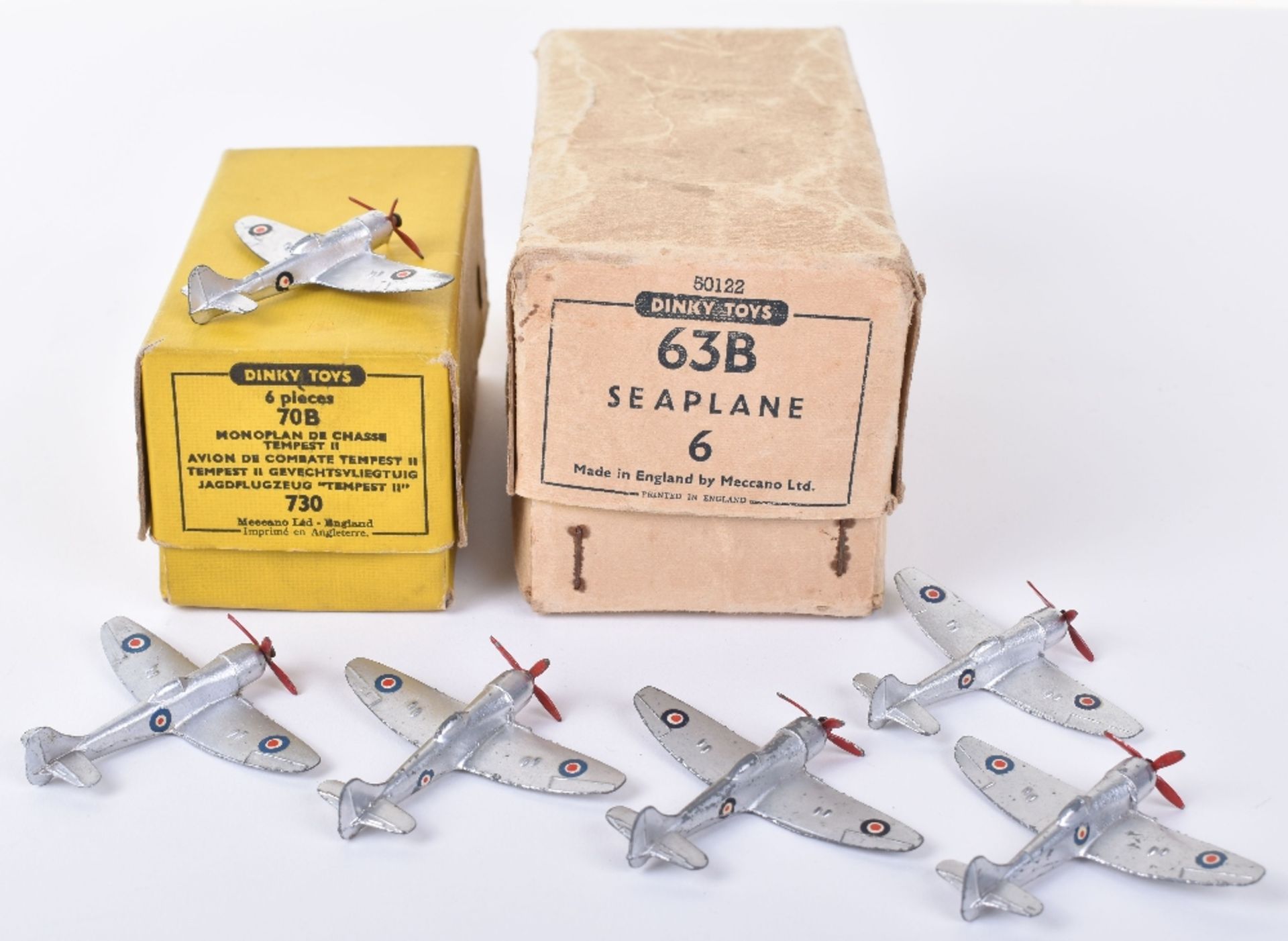 Dinky Toys 70B (730) Six Hawker Tempest II Fighters in Trade box, - Image 2 of 2
