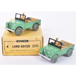 Dinky Toys Two 27D Land-Rovers in Trade Box