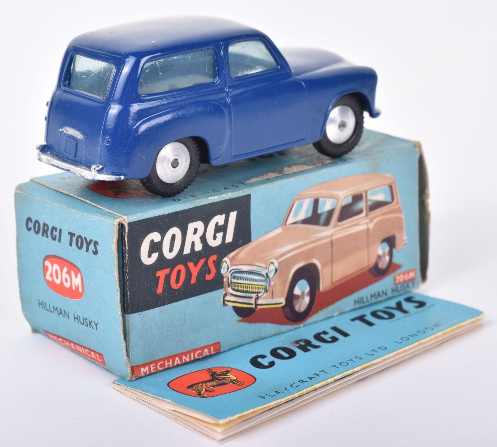 Corgi Toys 206M Hillman Husky Saloon, dark blue - Image 2 of 2