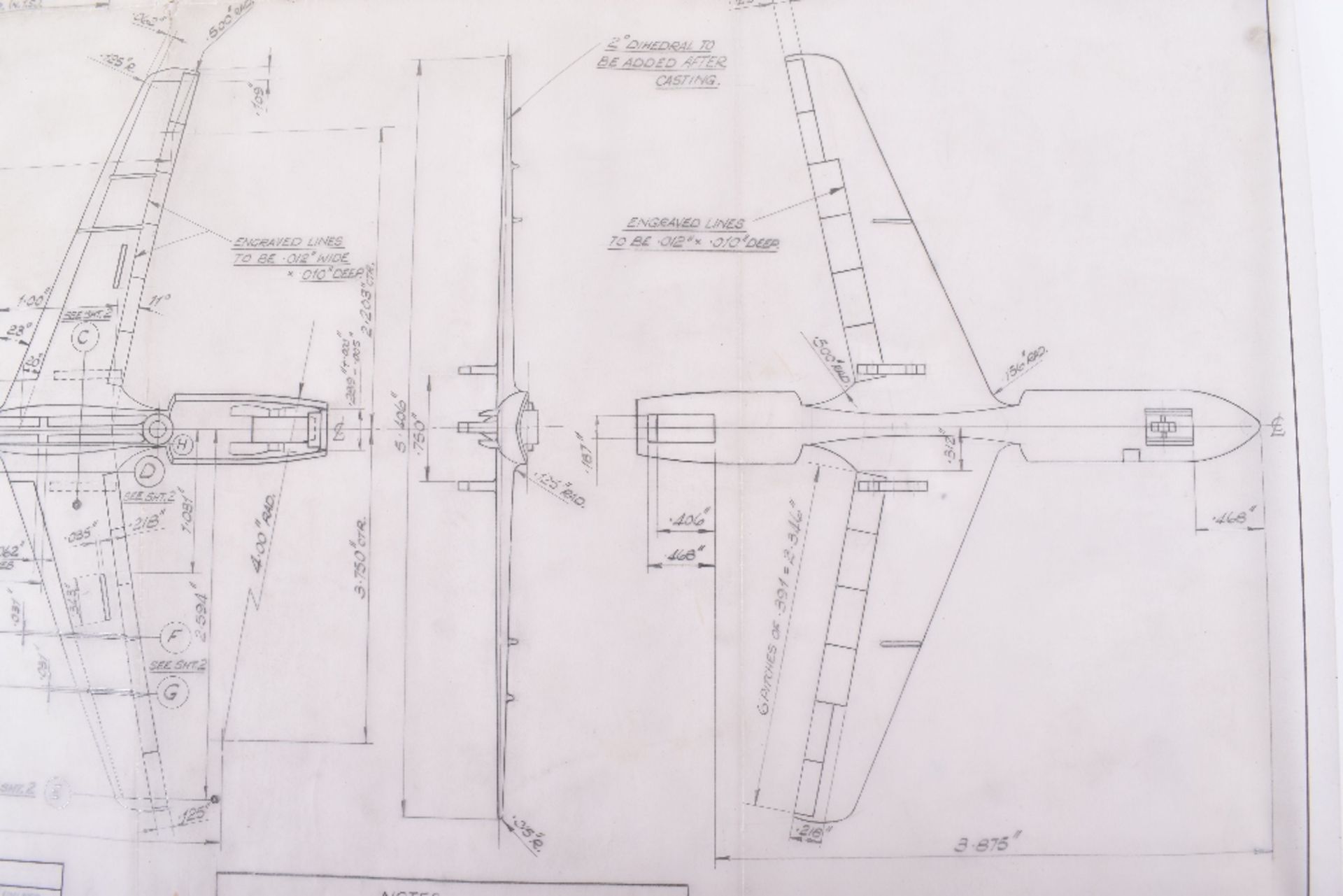 Original Die casting machine tools (DCMT) Lone Star Drawing - Image 4 of 7