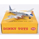 Dinky Toys 706 Vickers Viscount Air Liner “Air France”