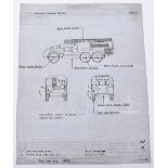 Original Dinky Toys Meccano Ltd General Assembly Drawing