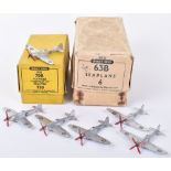 Dinky Toys 70B (730) Six Hawker Tempest II Fighters in Trade box,