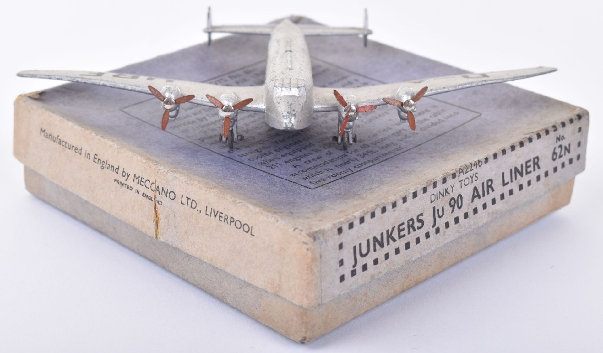 Dinky Toys 62n Junkers Ju 90 Air Liner - Image 3 of 4