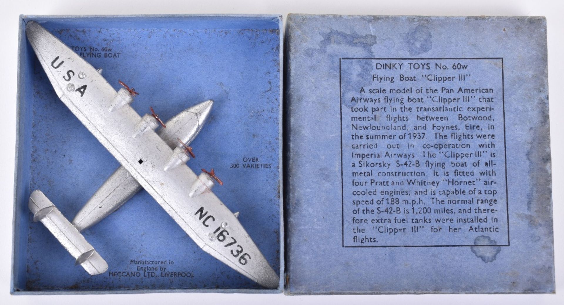 Dinky Toys 60w “Clipper III” Flying Boat - Image 4 of 4
