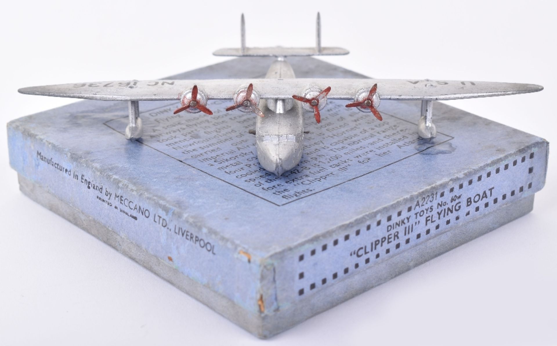 Dinky Toys 60w “Clipper III” Flying Boat - Image 3 of 4