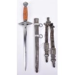 Luftwaffe 2nd Pattern Dress Dagger with Hanging Straps by Alcoso