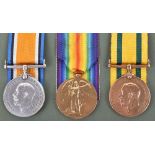 Great War Territorial Force War Medal Group of Three Devonshire Regiment