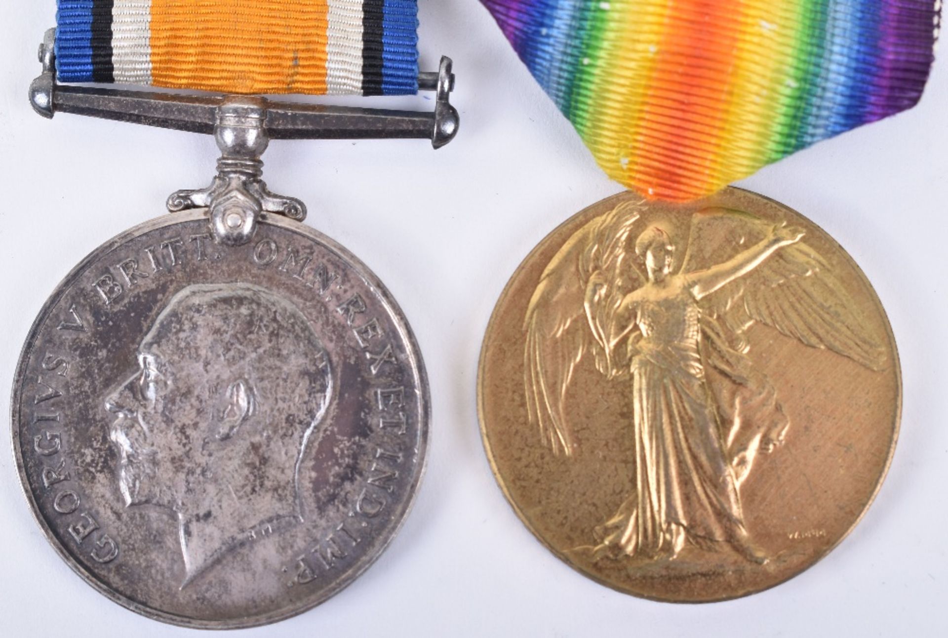 Great War Casualty Medal Pair and Memorial Plaque 10th London Regiment - Image 3 of 5
