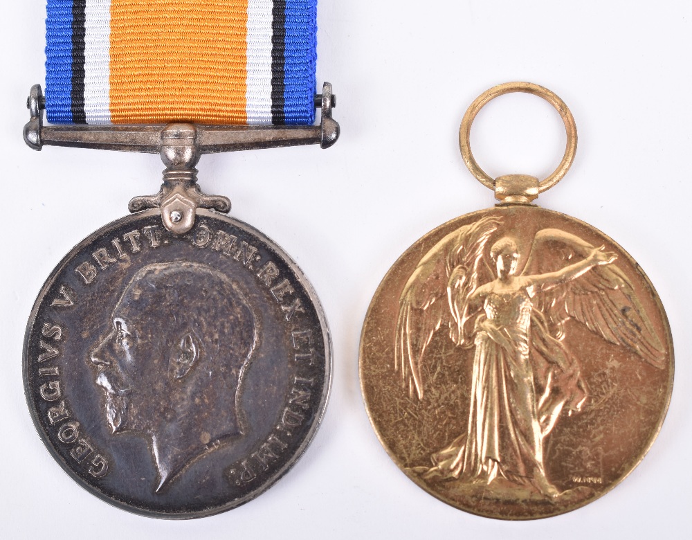 Great War Officers Medal Pair 10th London Regiment