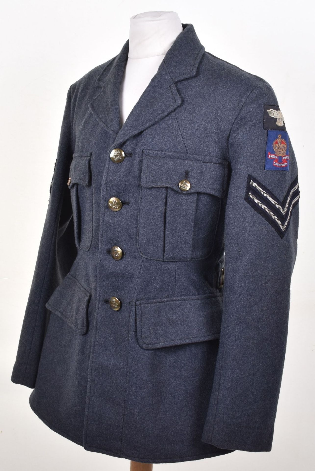 Scarce Royal Air Force Other Ranks Tunic with Insignia for British Commonwealth Occupation Force Jap - Image 4 of 10