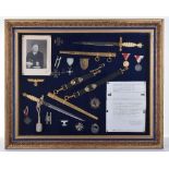 1st Model German Naval Officers Dress Dagger and Award Grouping Attributed to Vice Admiral (Vizeadmi