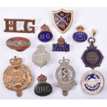 Selection of Home Guard Lapel and Cap Badges