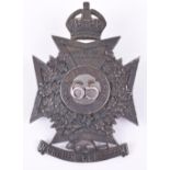 Canadian Militia 65th Mont Royal Rifles Other Ranks Helmet Plate