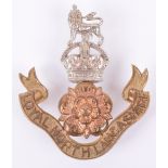 Loyal North Lancashire Regiment Band Pouch Badge