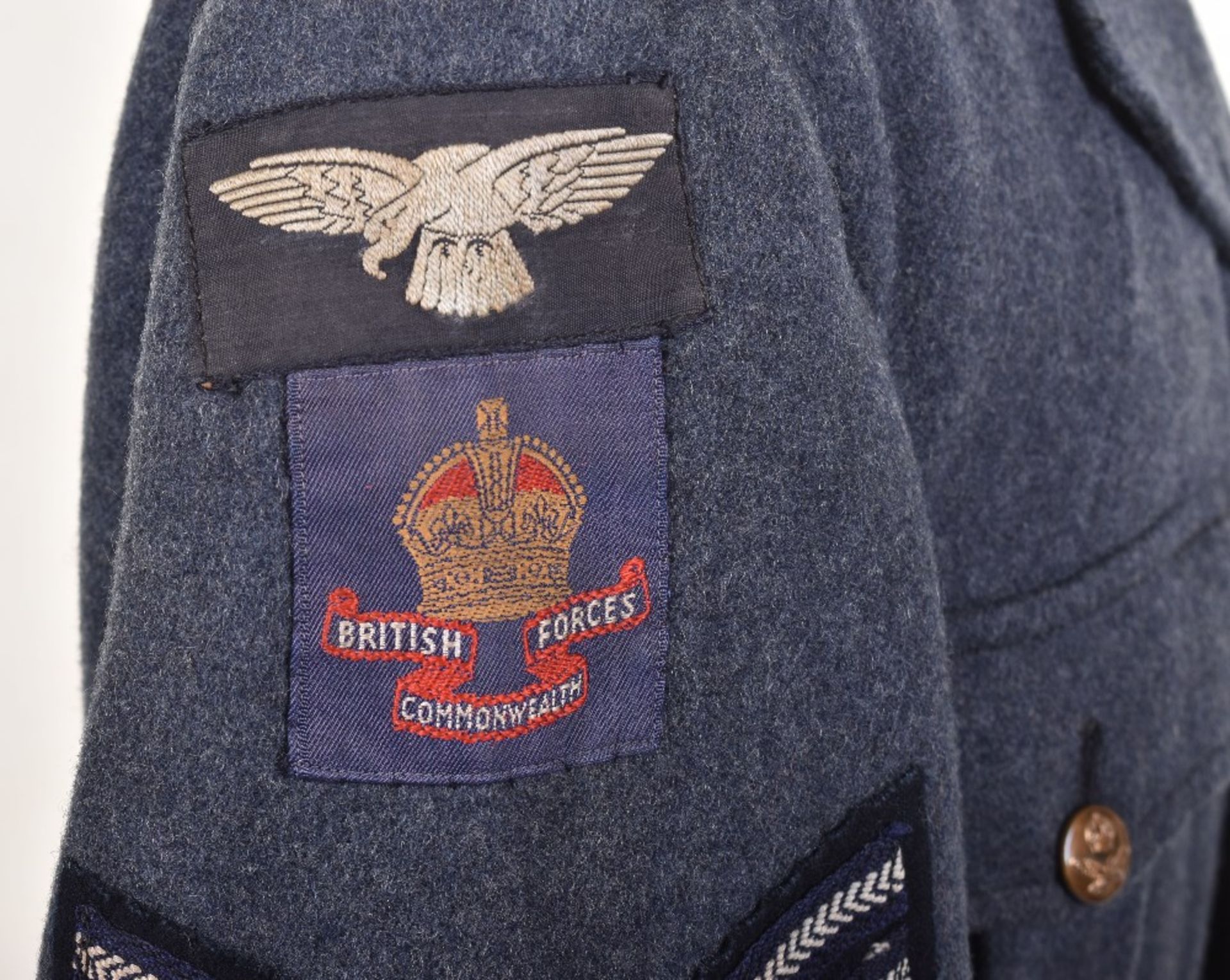 Scarce Royal Air Force Other Ranks Tunic with Insignia for British Commonwealth Occupation Force Jap - Image 2 of 10