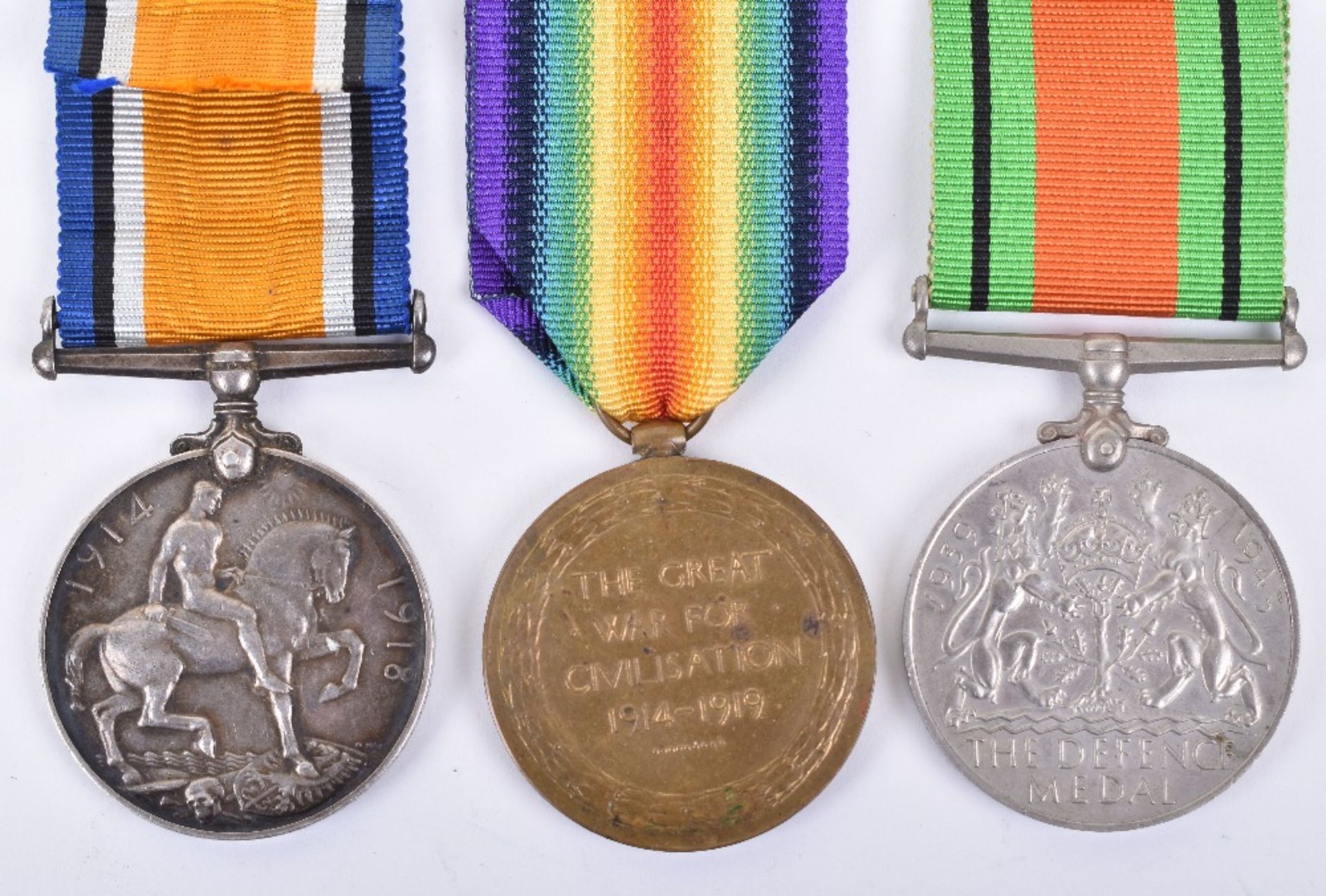 Great War and WW2 Home Guard Medal Group 10th London Regiment - Image 7 of 11