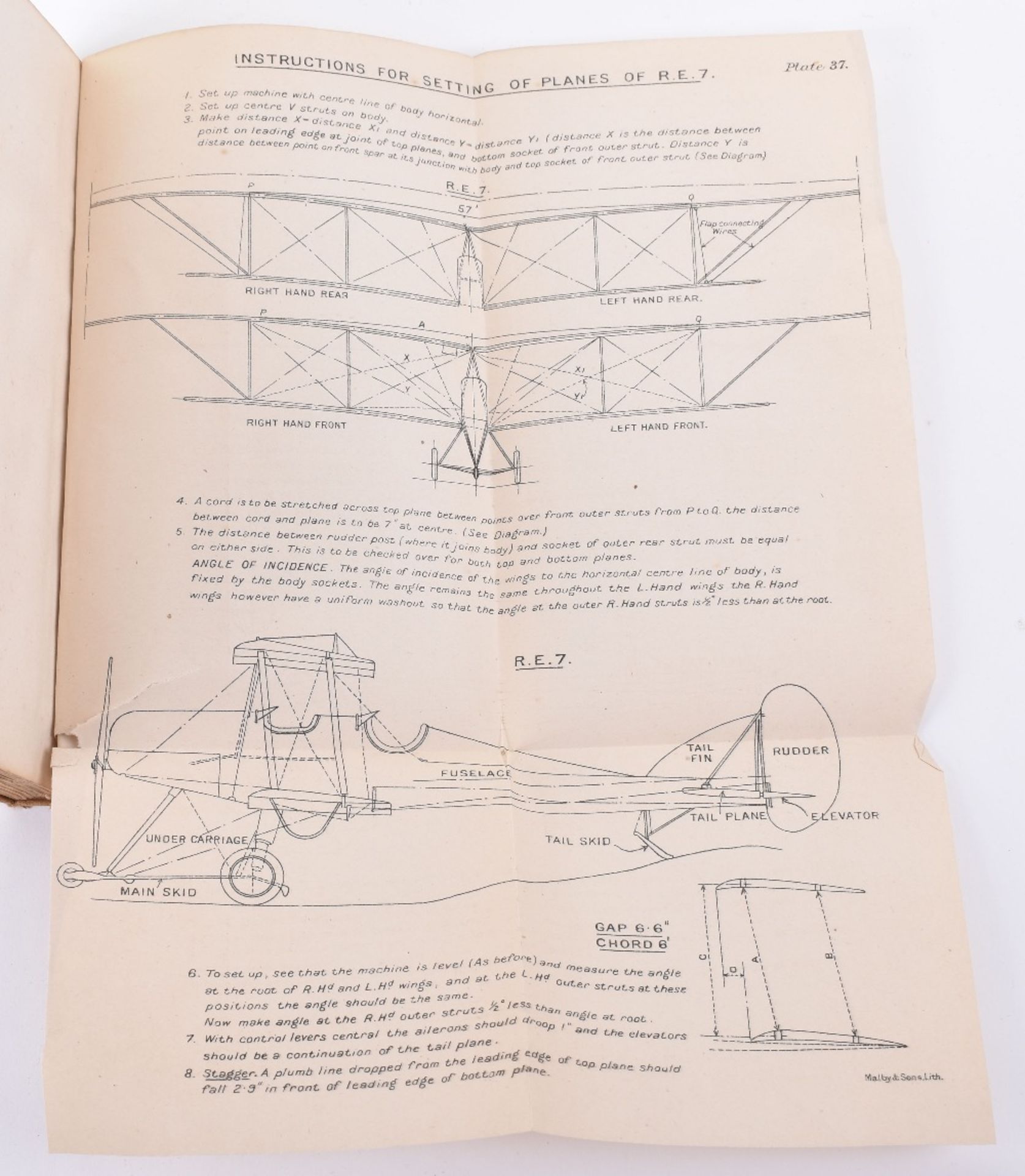 WW1 Royal Flying Corps Technical Notes - Image 3 of 4