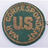 WW2 US War Correspondent Badge