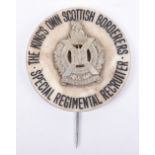 WW1 The Kings Own Scottish Borderers Special Regimental Recruiter Badge