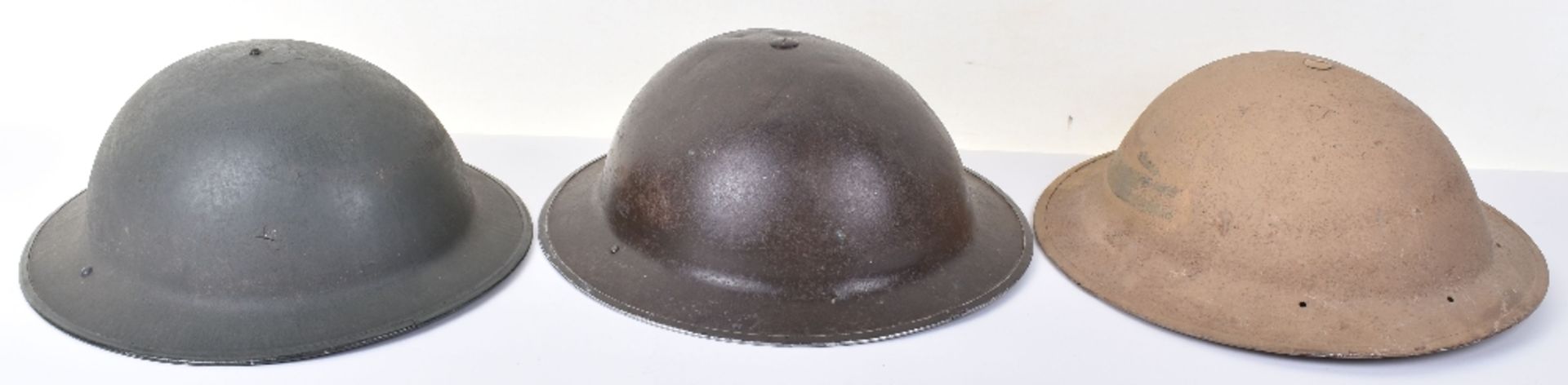 3x WW2 Steel Helmets - Image 2 of 5