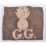 WW1 Grenadier Guards Slip-on Shoulder Title