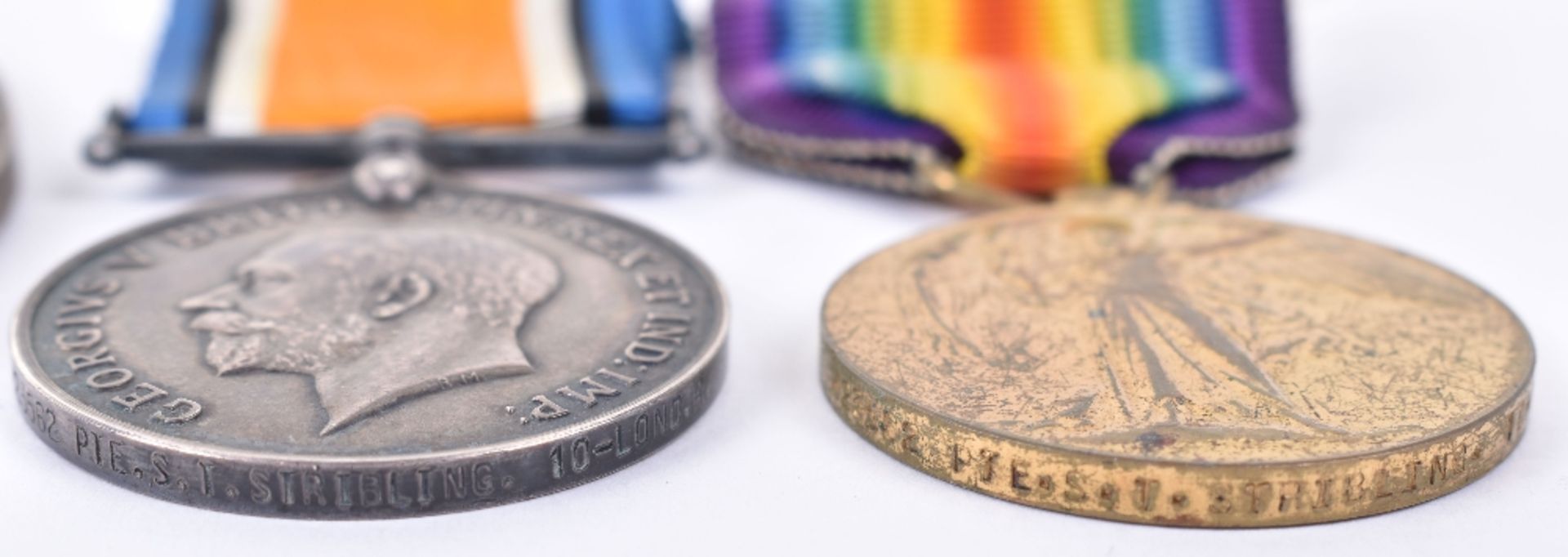 Great War Casualty Medal Pair and Memorial Plaque 10th London Regiment - Image 4 of 5