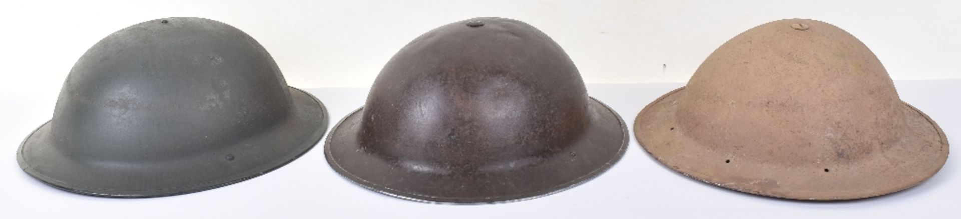 3x WW2 Steel Helmets - Image 3 of 5