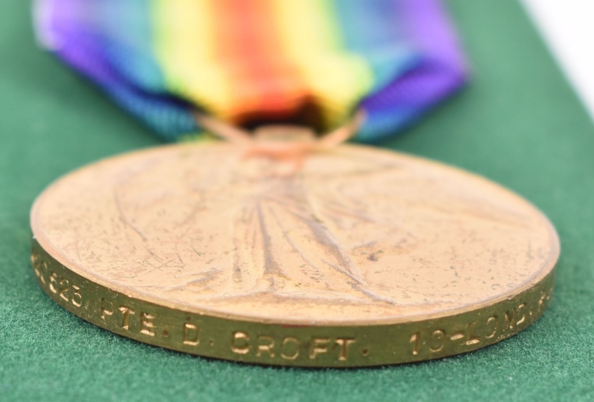 Great War Casualty Medal Pair and Memorial Plaque 10th London Regiment - Image 4 of 7