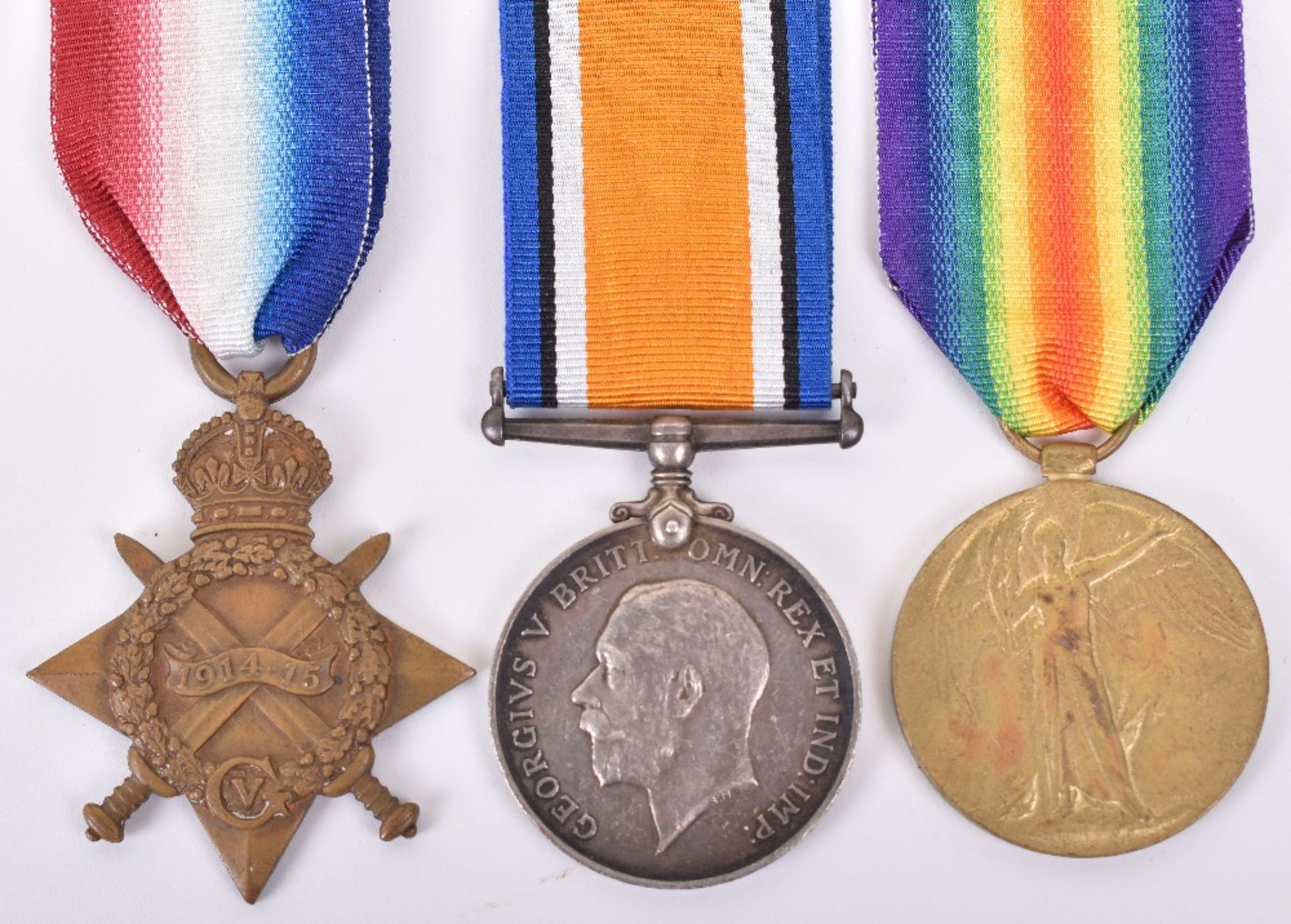 WW1 Gallipoli Casualty 1914-15 Star Medal Trio 4th Battalion Worcestershire Regiment