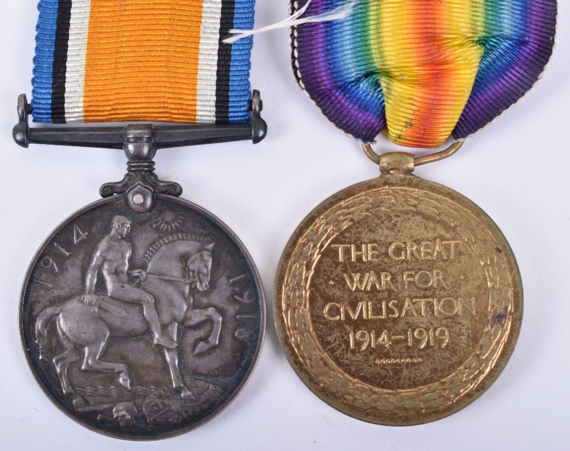 Great War Casualty Medal Pair and Memorial Plaque 10th London Regiment - Image 5 of 5
