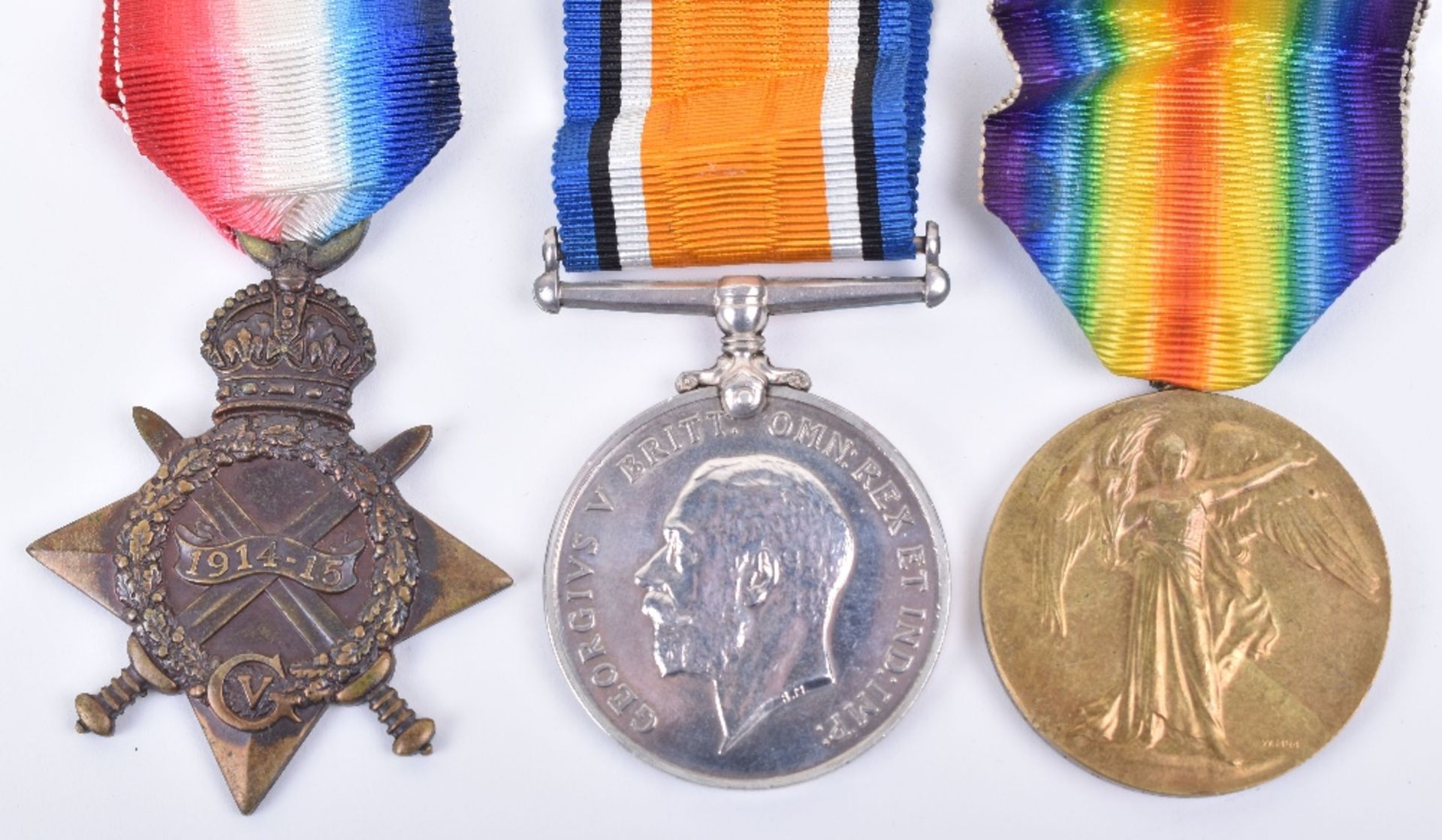 Great War British 1914-15 Star Medal Trio 10th London Regiment