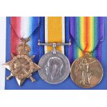 Great War 1914-15 Star Medal Trio Royal Marine Light Infantry