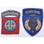 WW2 American Airborne Tunic Patches