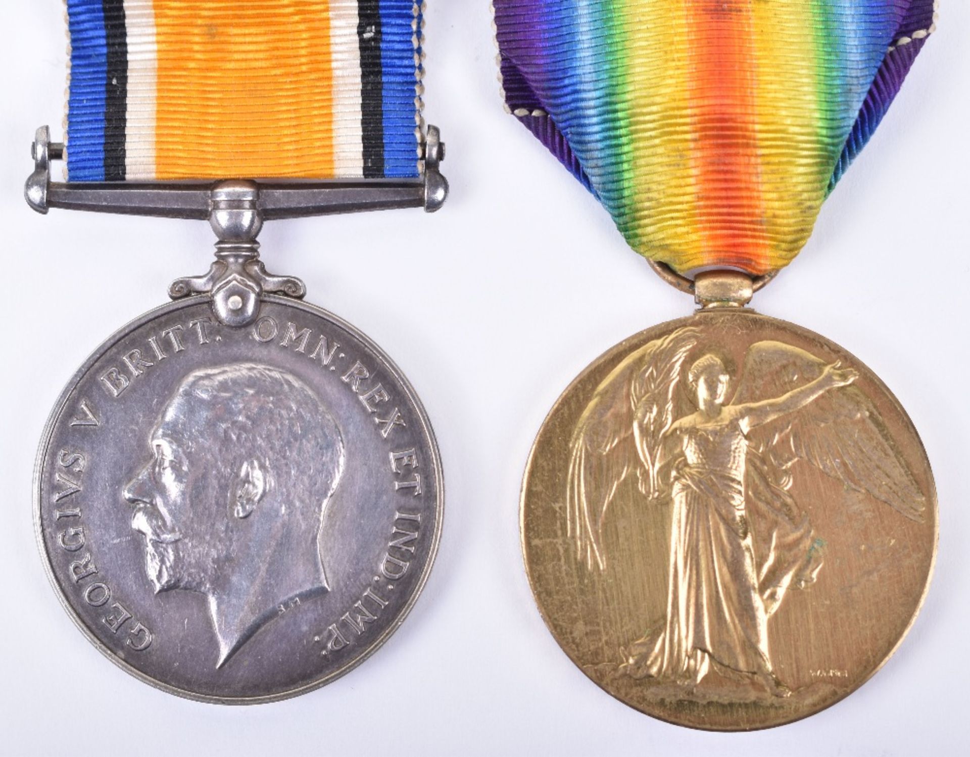 Great War Medal Pair 10th London Regiment - Image 4 of 9