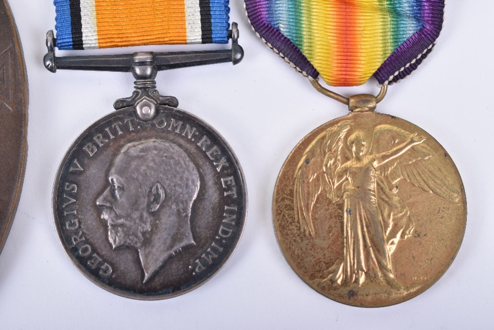 Great War Casualty Medal Pair and Memorial Plaque 10th London Regiment - Image 3 of 5