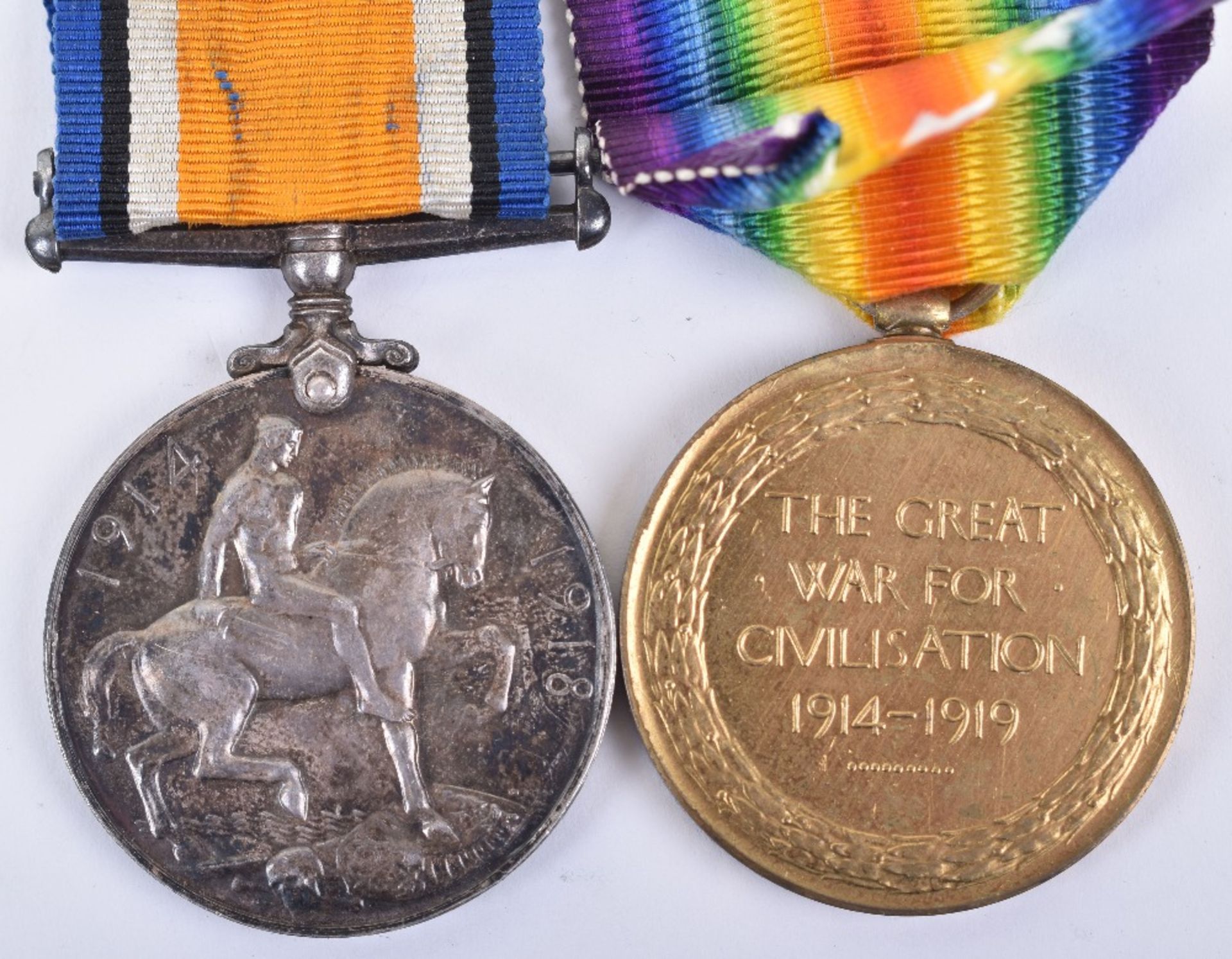 Great War Casualty Medal Pair and Memorial Plaque 10th London Regiment - Image 5 of 5