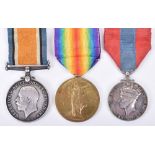 Great War British Officers Allied Victory Medal 10th London Regiment