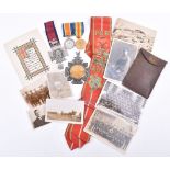 Great War Medals and Ancient Order of Foresters Regalia, Royal Sussex Regiment