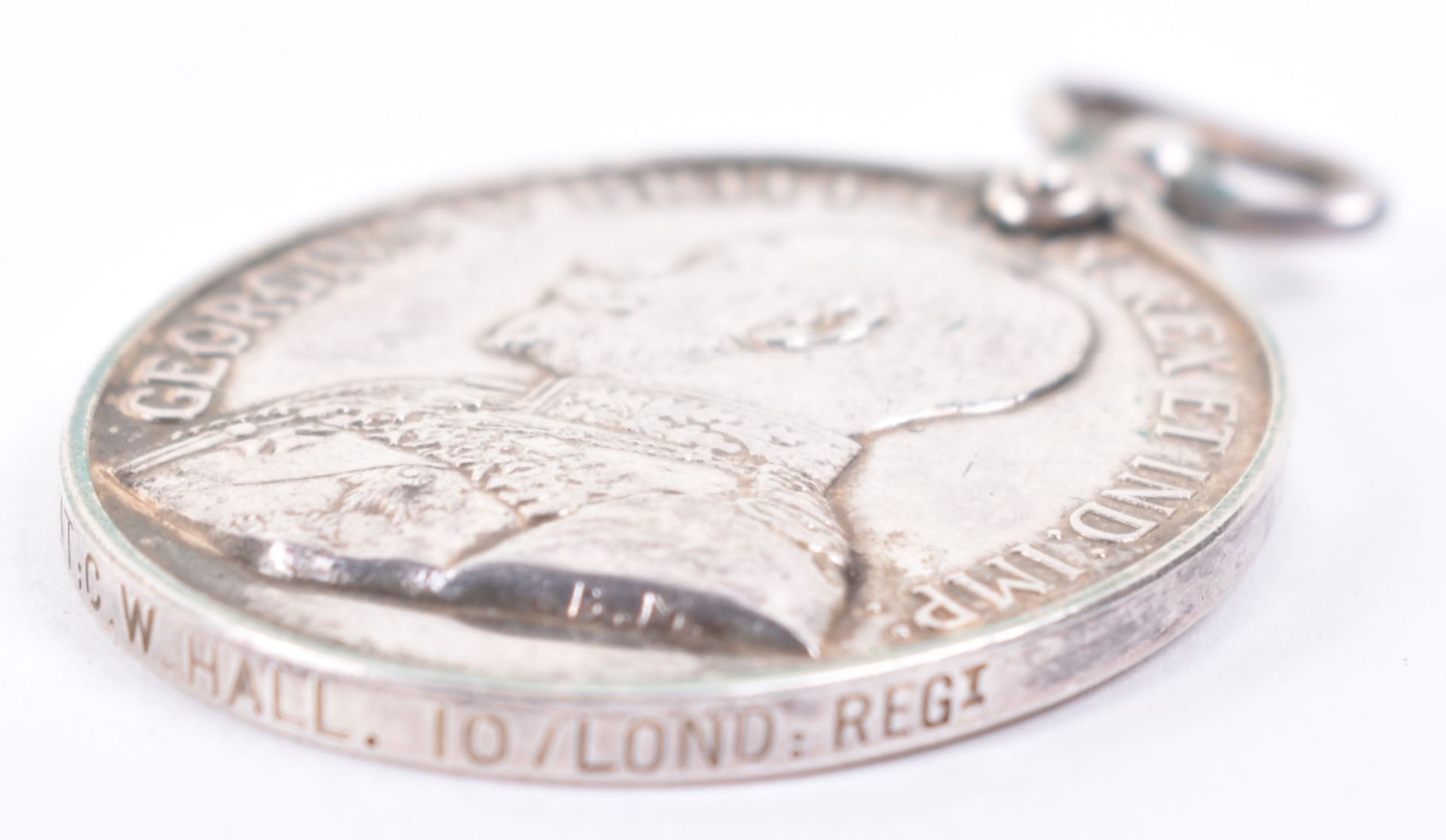 George V Territorial Force Efficiency Medal 10th London Regiment - Image 3 of 3