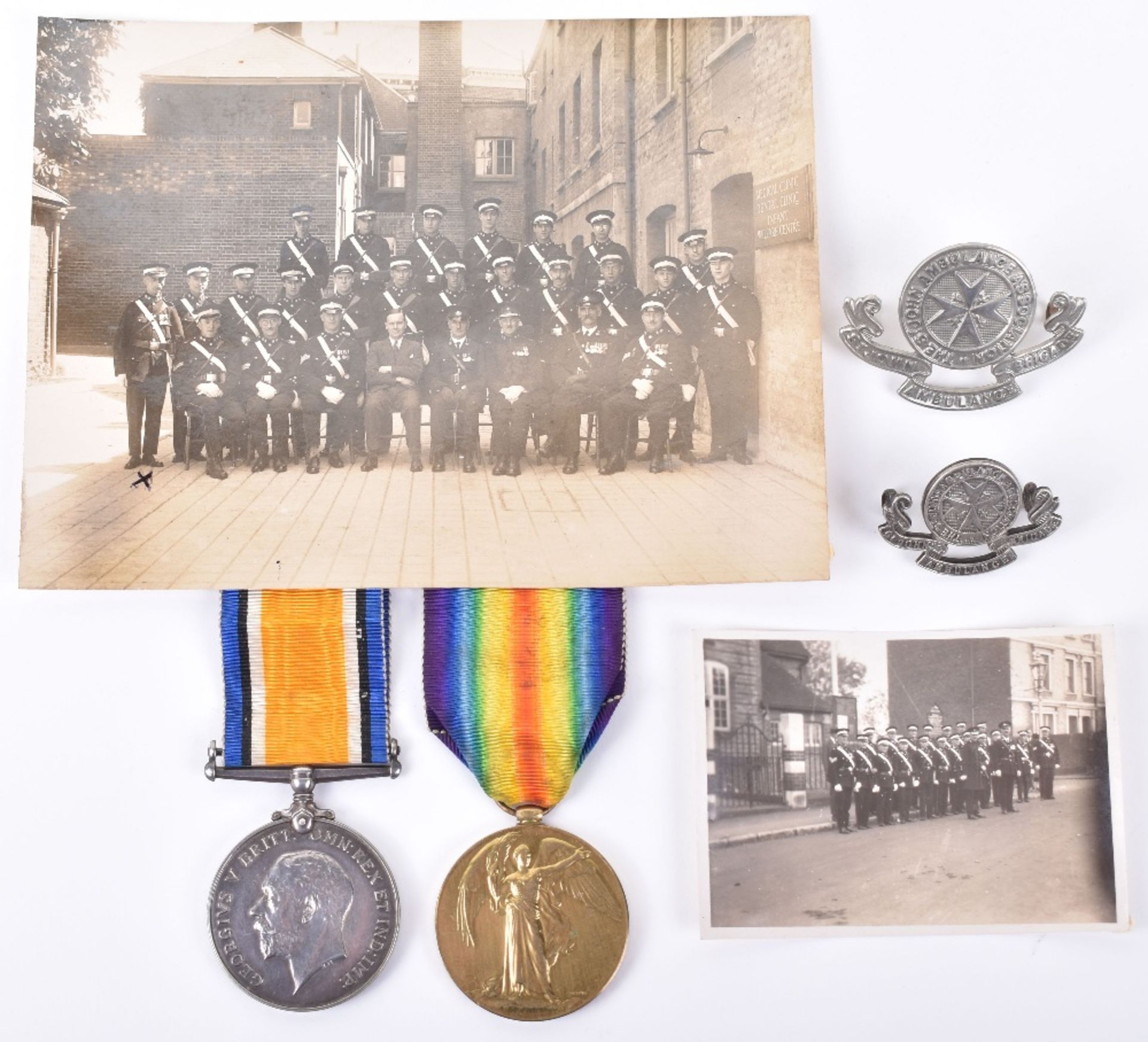 Great War Medal Pair 10th London Regiment