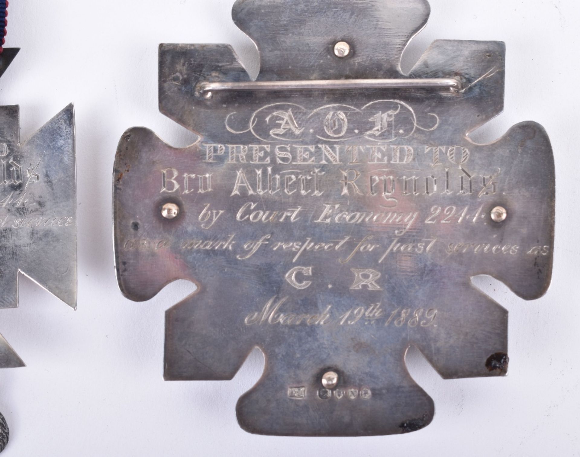 Great War Medals and Ancient Order of Foresters Regalia, Royal Sussex Regiment - Image 6 of 8