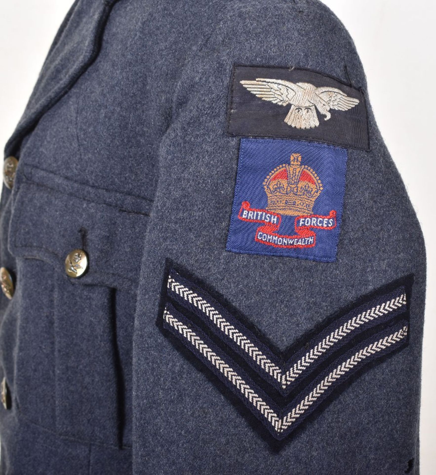 Scarce Royal Air Force Other Ranks Tunic with Insignia for British Commonwealth Occupation Force Jap - Image 5 of 10