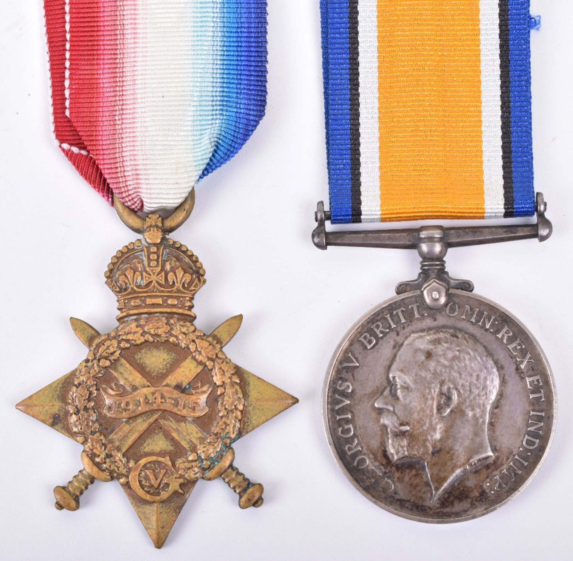 2x Great War Medals Awarded to Officers of the 10th London Regiment