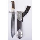 Third Reich RAD (Labour Service) Enlisted Mans Dress Dagger by Carl Eickhorn