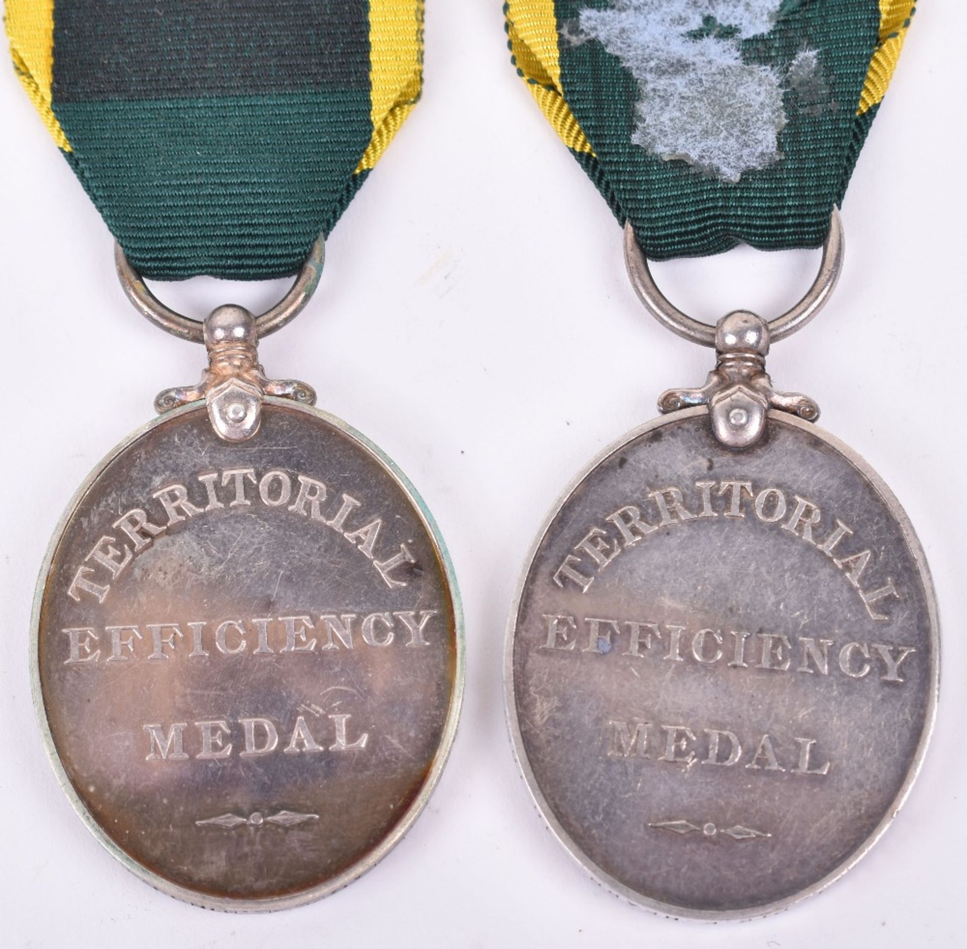 2x George V Territorial Efficiency Medals 10th London Regiment - Image 3 of 3