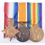 Great War British Officers 1914-15 Star Medal Trio 10th London Regiment